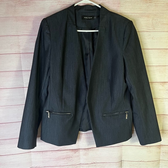 Ivanka Trump Open Front Blazer Jacket Size 14 - Picture 1 of 7